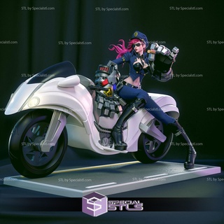 officer vi 3d printing figurine league legends stl files 3d print model - Mito3D