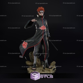douleur Akatsuki permanent 3d impression stl Naruto modèle 3d print model - Mito3D