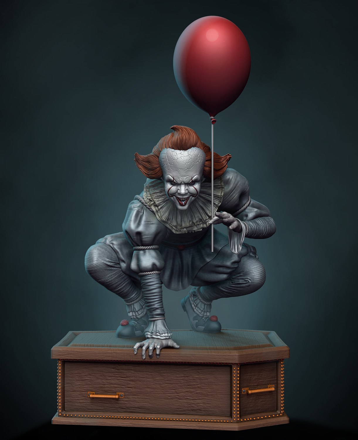 pennywise 3D print model - Mito3D