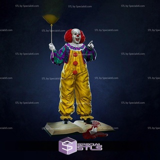 pennywise 1990 3d Stampa stl 3d modello pennywise 1990 3d Stampa stl 3d modello 3d print model - Mito3D