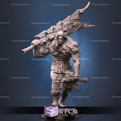 peter combattant guerre armure v2 stl miniatures specialstl 3d print model - Mito3D