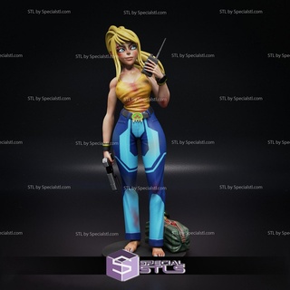 pin up girl collection - metroid die hard 3d print model - Mito3D