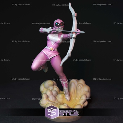 rosa ranger arciere digitale 3d scultura speciale 3d print model - Mito3D