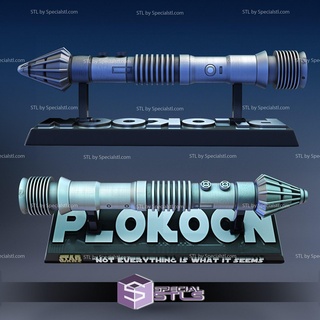 plo koon lightsaber 3d print stl star wars 3d print model - Mito3D