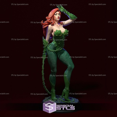 poison ivy high digital sculpture specialstl 3d print model - Mito3D