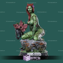 poison ivy sitting pose 3d print model - Mito3D
