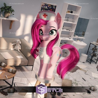 pony infermiera 3d stampa figurina 3d print model - Mito3D
