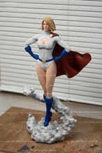 power girl stand fanart 3d print model - Mito3D