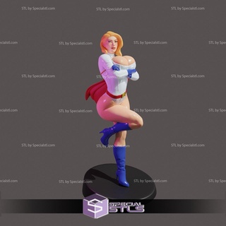 power girl ultra thicc 3d printing figurine 3d print model - Mito3D