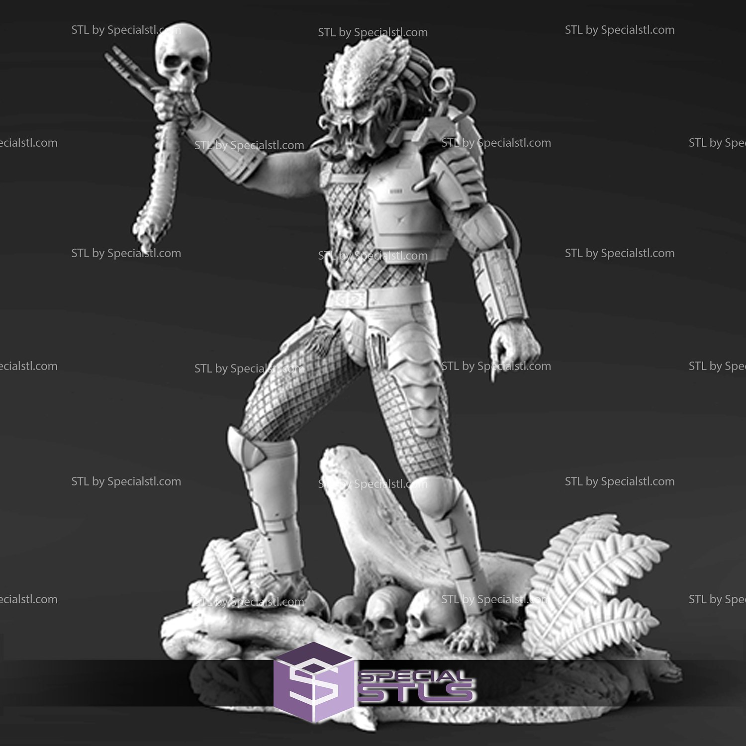 predator jungle hunter stl files 3D print model - Mito3D