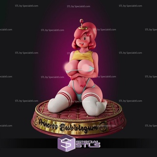 princess bubblegum thicc version 3d printing model super mario stl files 3d print model - Mito3D