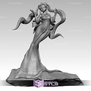 Princesa serenidade pronto 3d impressão marinheiro lua 3d print model - Mito3D