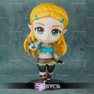 Prinzessin Zelda Chibi 3d Drucken Figur Prinzessin Zelda Chibi 3d Drucken Figur 3d print model - Mito3D