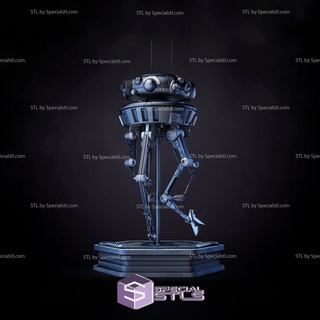 probe droid 3d printing figurine star wars stl files 3d print model - Mito3D