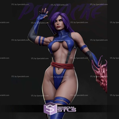 psylocke base sentinella testa 3d stampa modelli speciale 3d print model - Mito3D