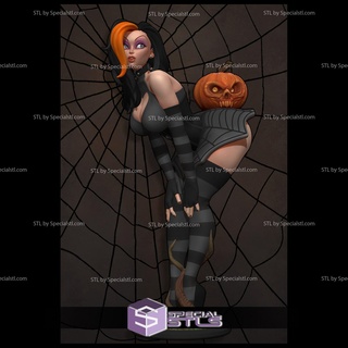 pumpkin pin girl 3d printing figurine 3d print model - Mito3D