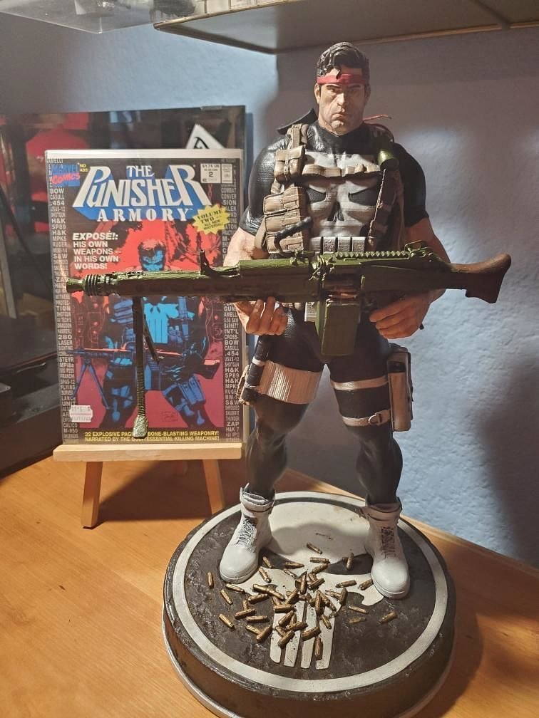 punisher armory fan art statue 3D print model - Mito3D