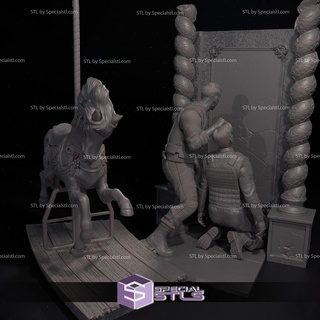 Justiceiro Billy russo diorama stl arquivos 3d print model - Mito3D