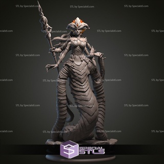 reina azshara Listo 3d impresión mundo Warcraft 3d print model - Mito3D