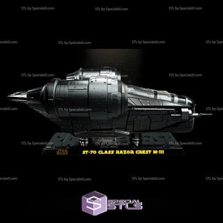 razor crest ship star wars 3d models 3d print model - Mito3D