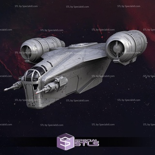 razor crest stl files star wars 3d print model - Mito3D