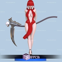 reaper girl fanart 3d print model - Mito3D