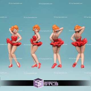 red hot riding hood mcwolf tex avery 3d model 3d print model - Mito3D