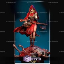 rouge équitation capuche terrifiant version 3d print model - Mito3D