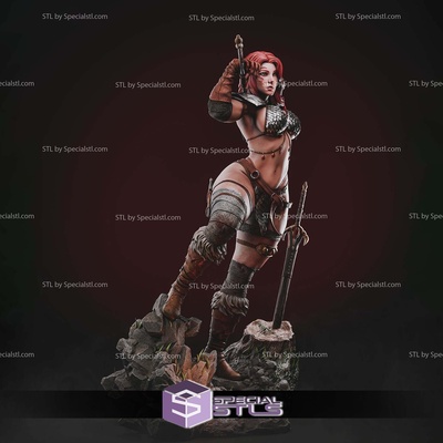 red sonja she devil 3d printing models specialstl 3d print model - Mito3D