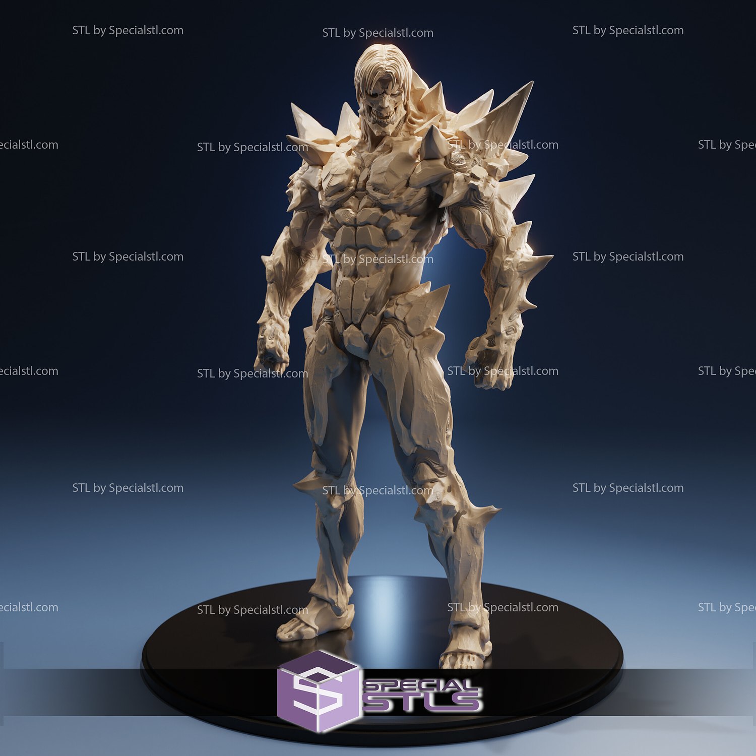 reiner gepanzert Titan stl Dateien Stehen 3D print model - Mito3D