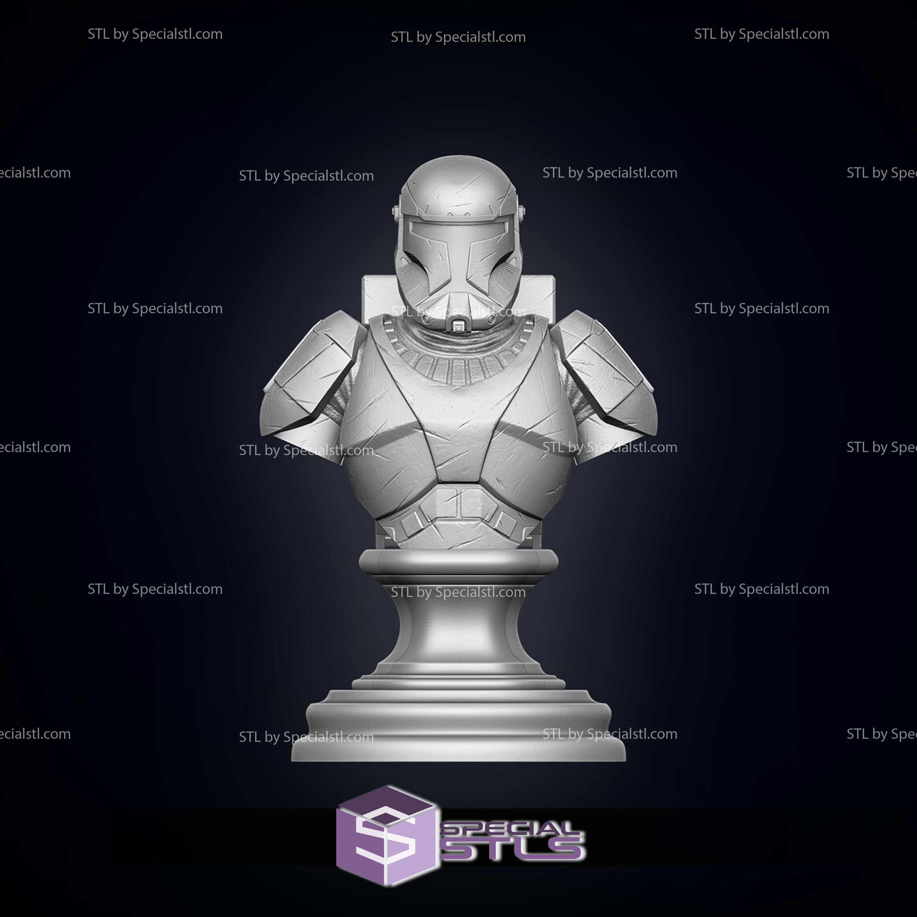 república comando busto Listo 3d impresión 3D print model - Mito3D