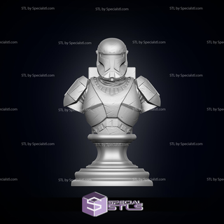 república comando busto Listo 3d impresión república comando busto Listo 3d impresión 3d print model - Mito3D