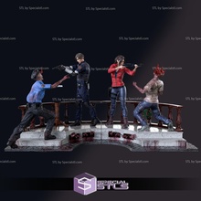 Bewohner böse 2 Diorama 3d print model - Mito3D