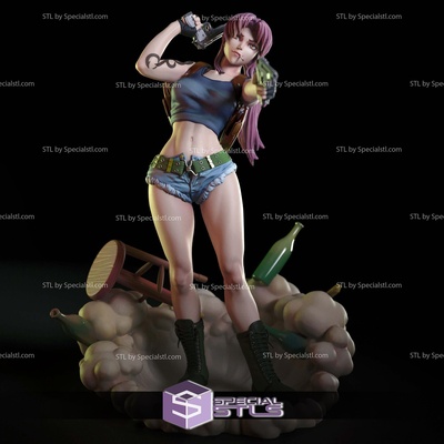 revy nero laguna digitale 3d scultura speciale 3d print model - Mito3D