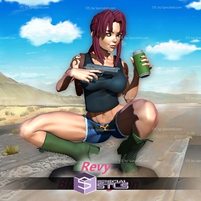 revy waifu black lagoon 3d print files specialstl 3d print model - Mito3D