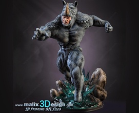 rinoceronte maravilla 3d print model - Mito3D