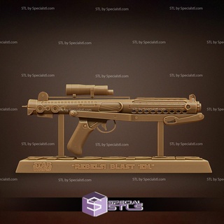 rifle desintegrador 3d modelo monitor guerra Galaxias impresión figurilla 3d print model - Mito3D