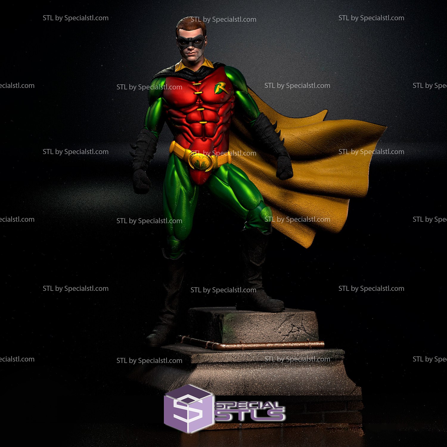 Robin Chris 39 donnell batman 3D print model - Mito3D