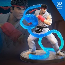 Ryu calle combatiente 3d print model - Mito3D
