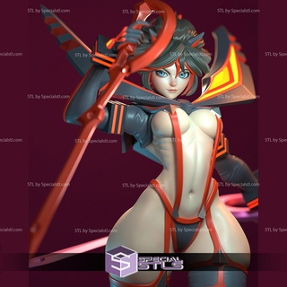 Ryuko matoi Stehen 3d Drucken Figur töten la stl Dateien 3d print model - Mito3D