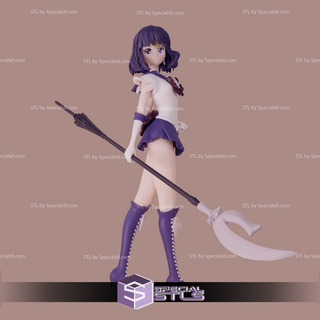sailor saturn moon ready 3d print 3d print model - Mito3D
