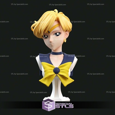 sailor uran bust digital sculpture specialstl 3d print model - Mito3D