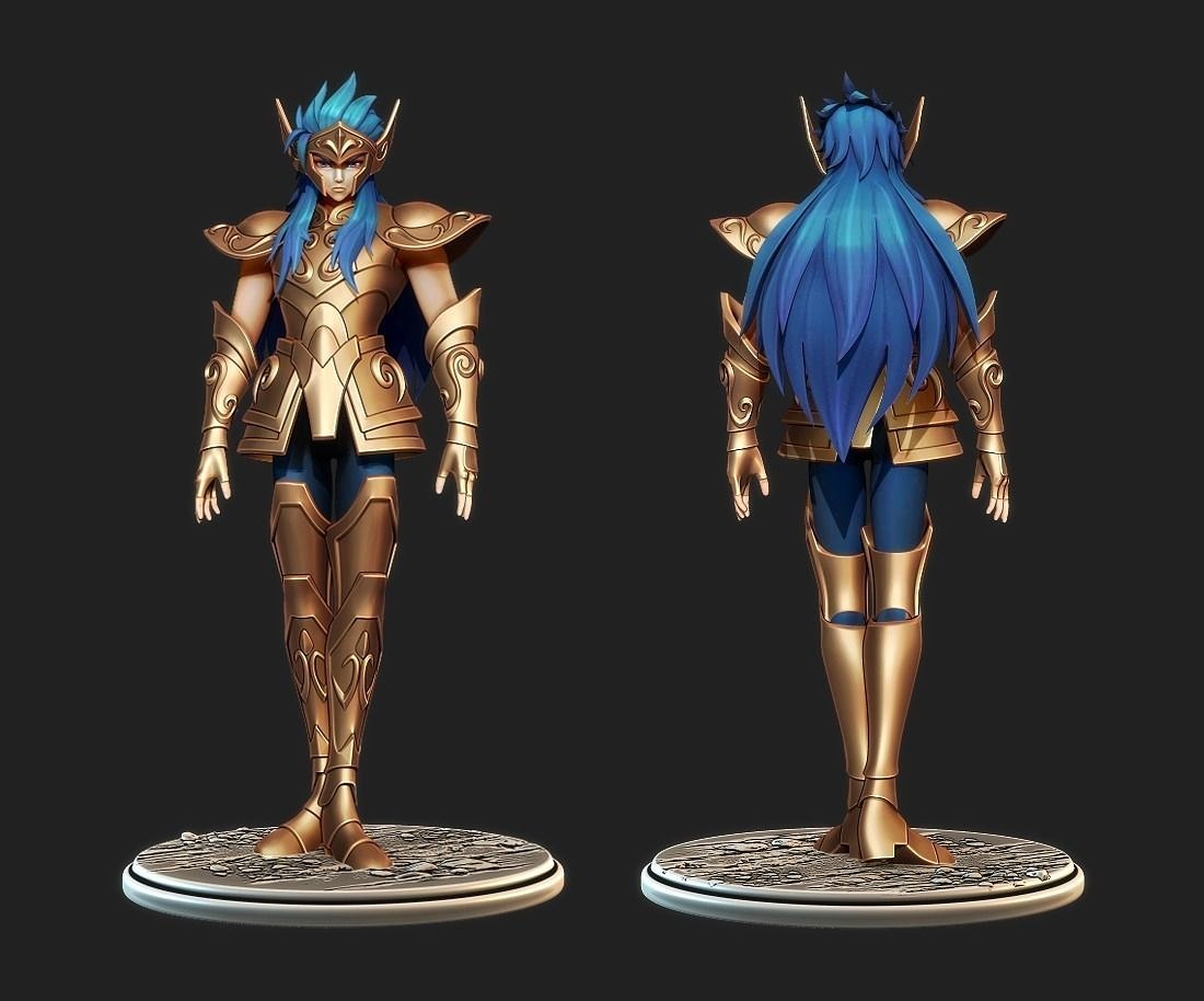 santo seiya kamus Acquario 3D print model - Mito3D