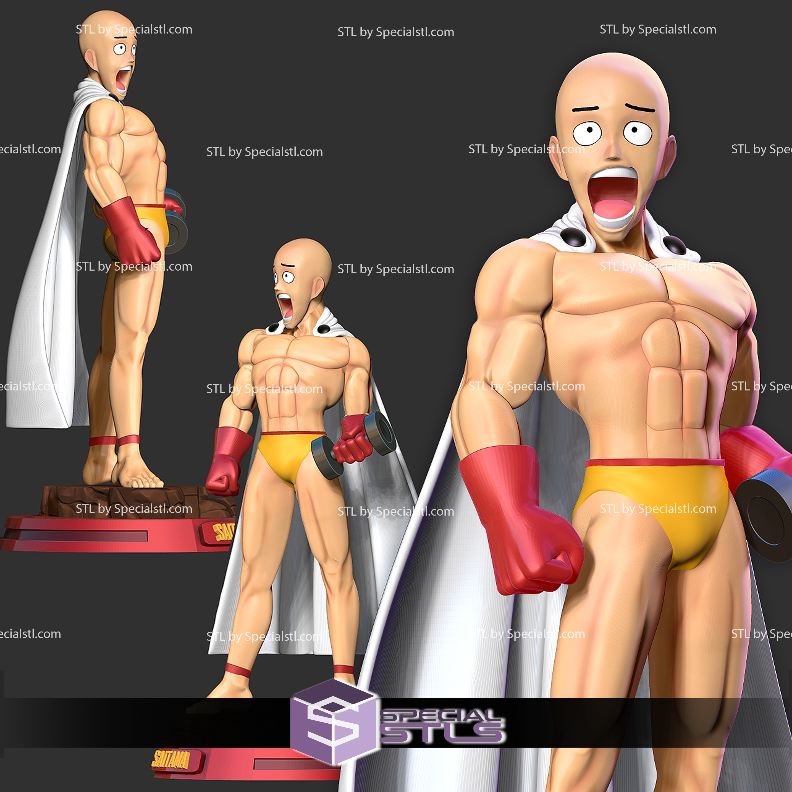 saitama Gym prêt 3d impression 3D print model - Mito3D