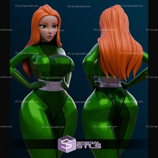 sam thicc totally spies 3d printing figurine 3d print model - Mito3D