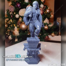 Santa claus Fan Art 3d print model - Mito3D
