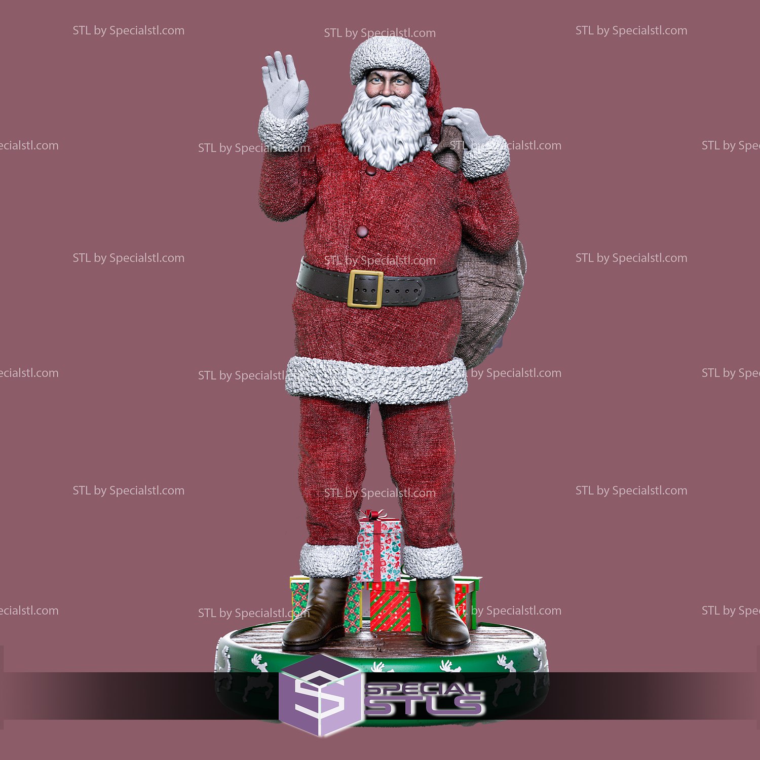 Santa claus Stehen 3D print model - Mito3D