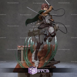 Sasha mutig Attacke Titan 3d Drucken Figur 3d print model - Mito3D