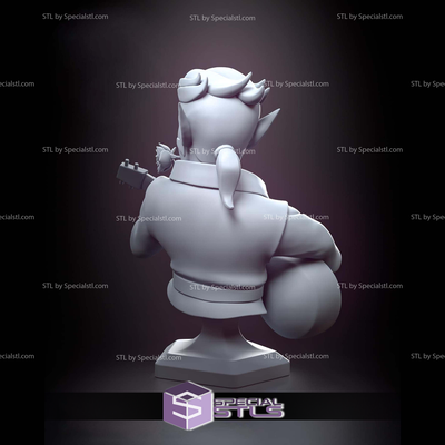 scanlan buste stl dossiers légende of vox machina specialstl 3d print model - Mito3D