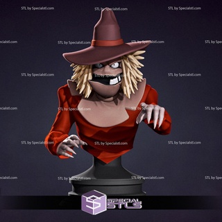 scarecrow bust batman animated series ready 3d print 3d print model - Mito3D